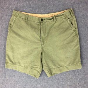 Tommy Bahama Relax Shorts 40 Chino Linen Cotton Blend Outdoor Travel Green Mens